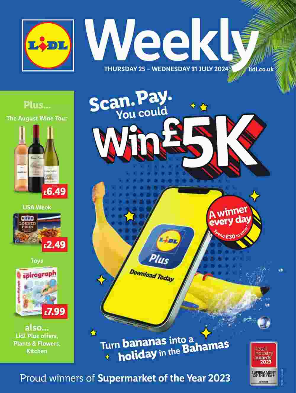 Lidl offers valid from 25/07/2024 - Page 1.