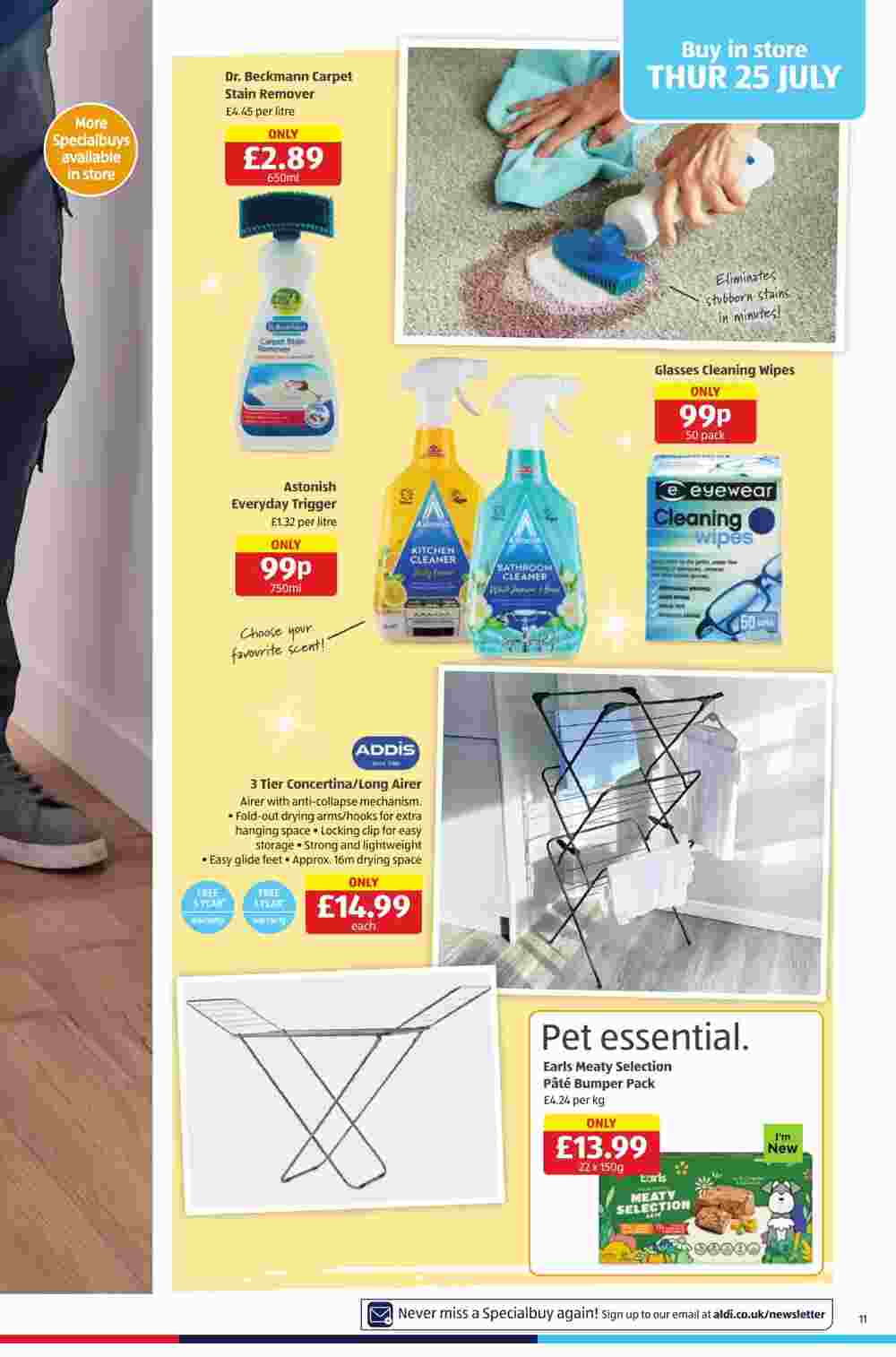 Aldi offers valid from 25/07/2024 - Page 11.