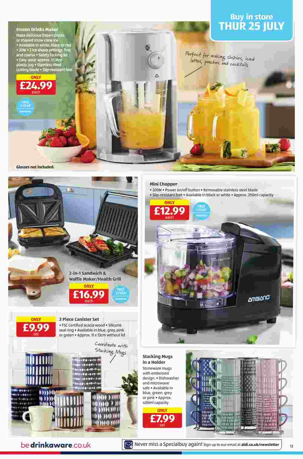 Aldi offers valid from 25/07/2024 - Page 13.