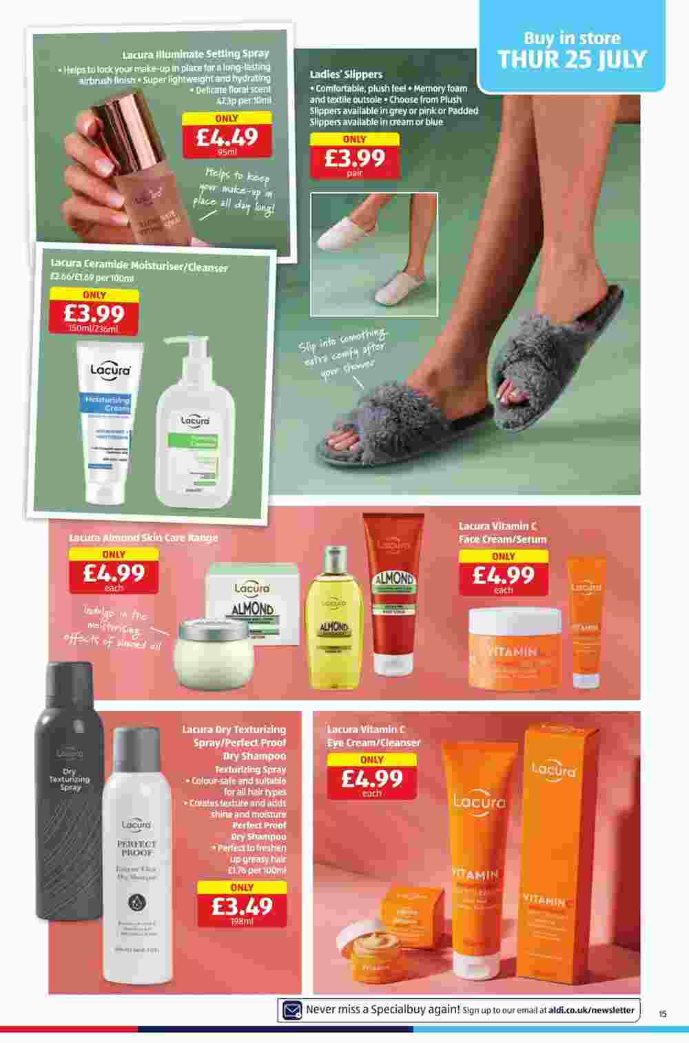 Aldi offers valid from 25/07/2024 - Page 15.