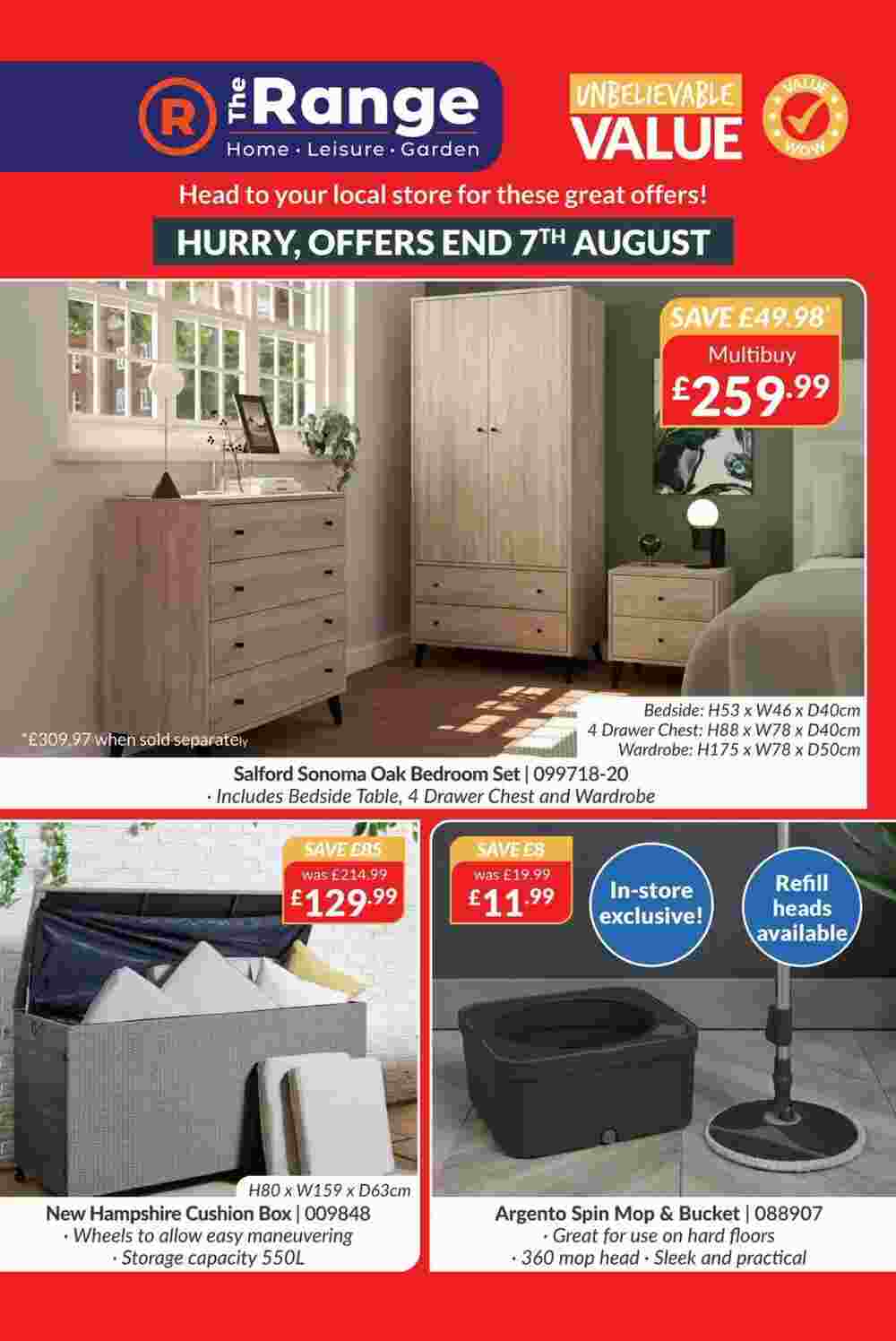 The Range offers valid from 25/07/2024 - Page 1.