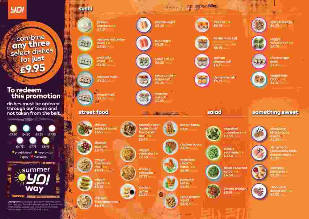 Yo! Sushi offers valid from 06/08/2024 - Page 1.