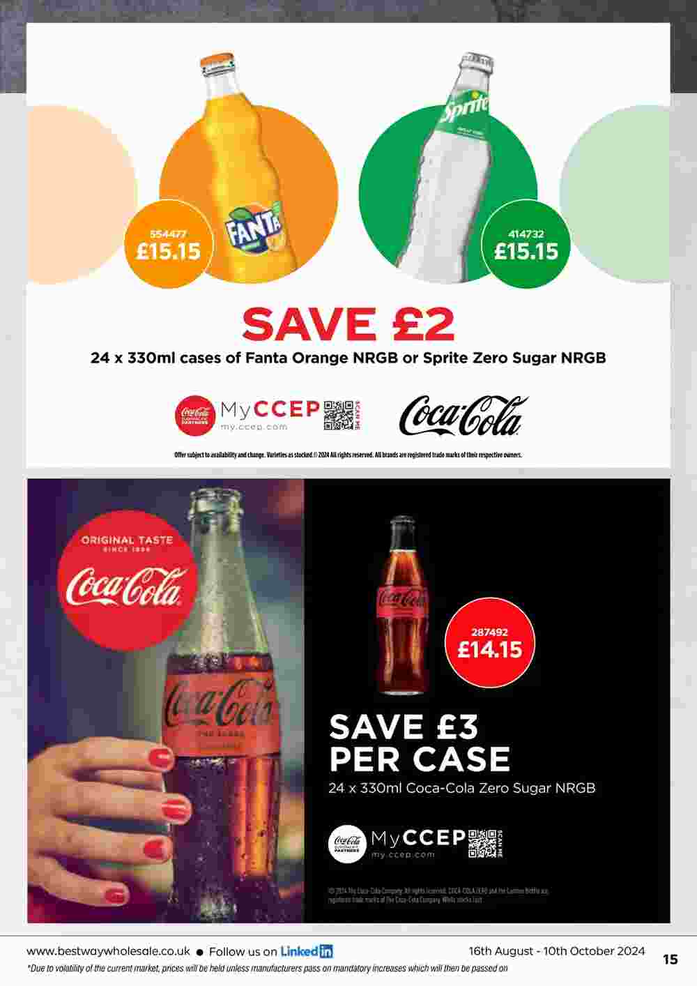 Bestway offers valid from 16/08/2024 - Page 15.