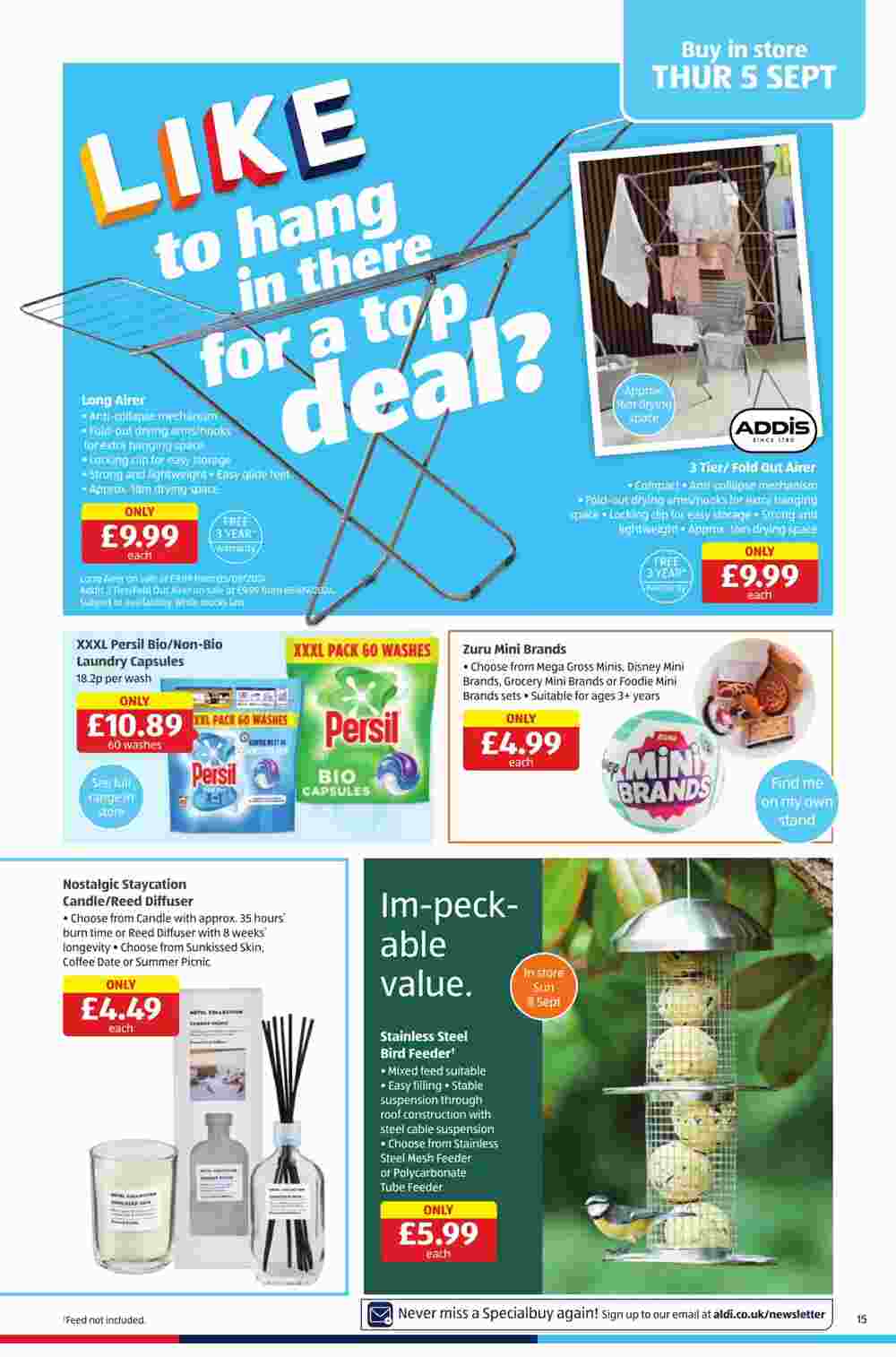 Aldi offers valid from 05/09/2024 - Page 15.