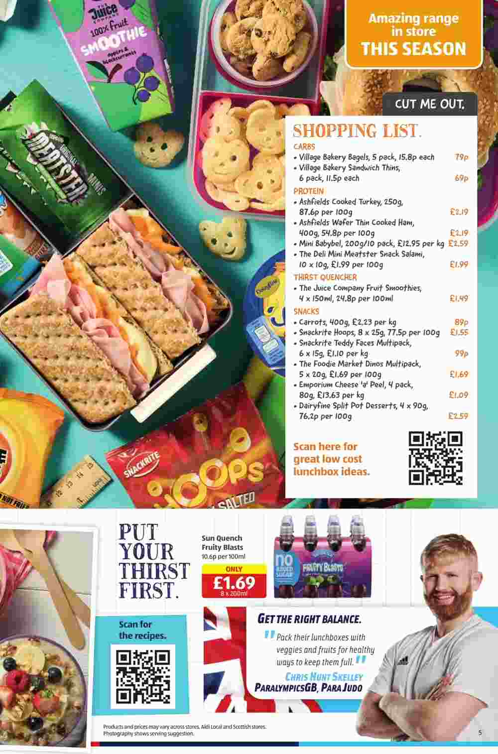 Aldi offers valid from 05/09/2024 - Page 5.