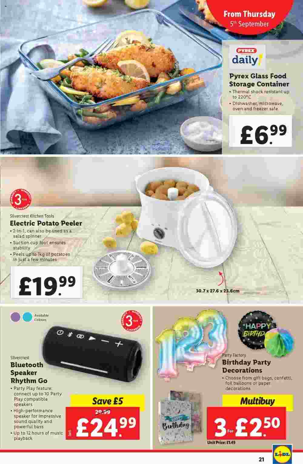 Lidl offers valid from 05/09/2024 - Page 21.