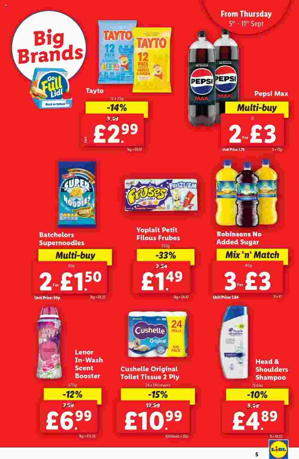 Lidl offers valid from 05/09/2024 - Page 5.