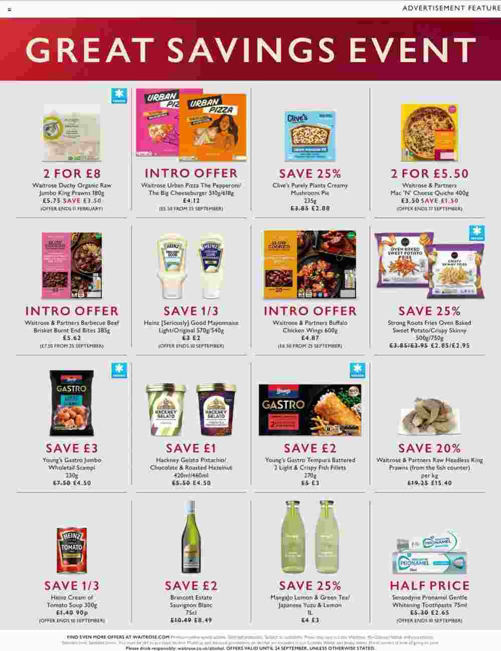 Waitrose offers valid from 05/09/2024 - Page 52.