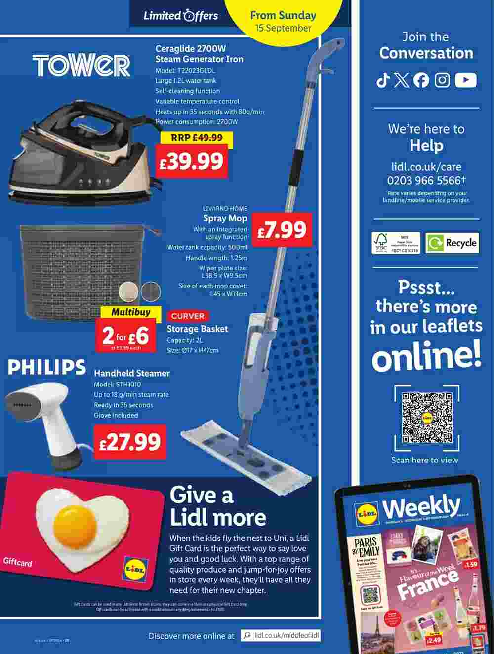 Lidl offers valid from 12/09/2024 - Page 27.