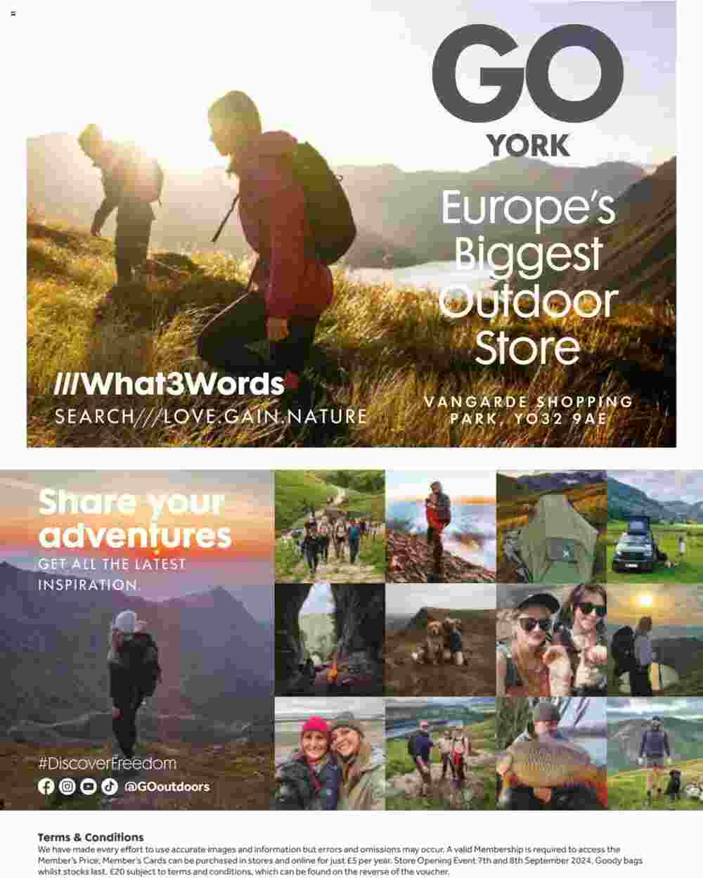 GO Outdoors offers valid from 12/09/2024 - Page 32.