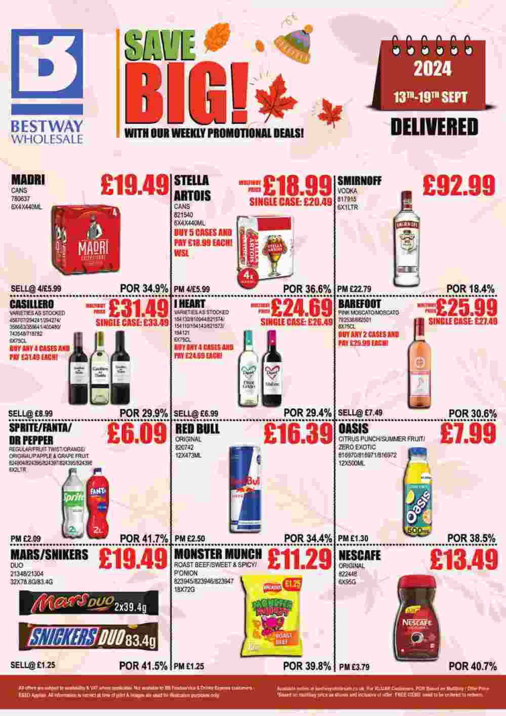 Bestway offers valid from 13/09/2024 - Page 1.