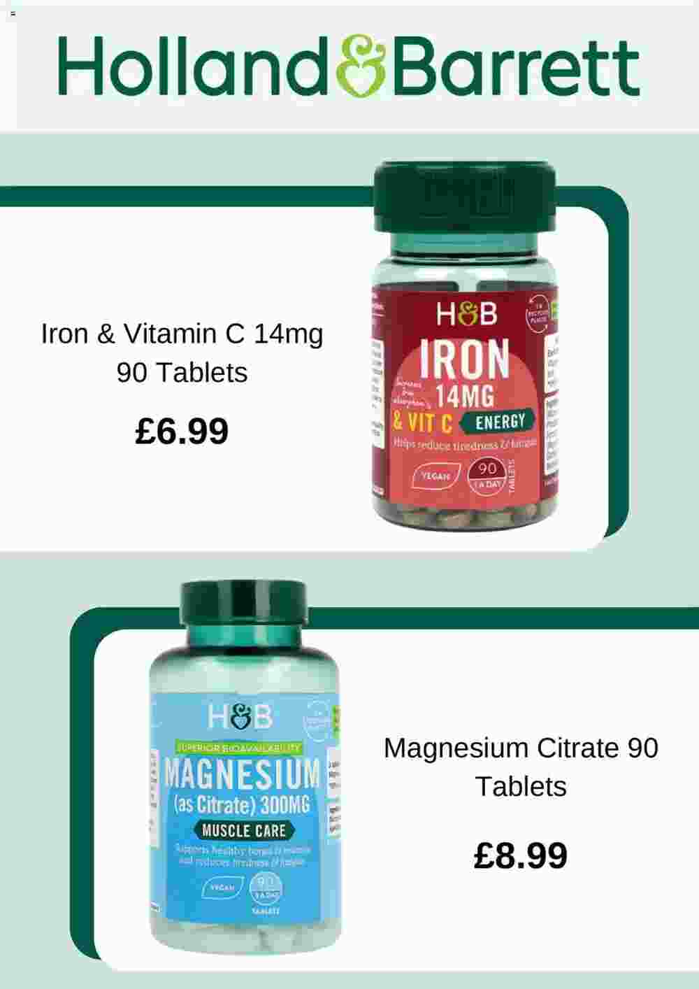 Holland & Barrett offers valid from 18/09/2024 - Page 3.