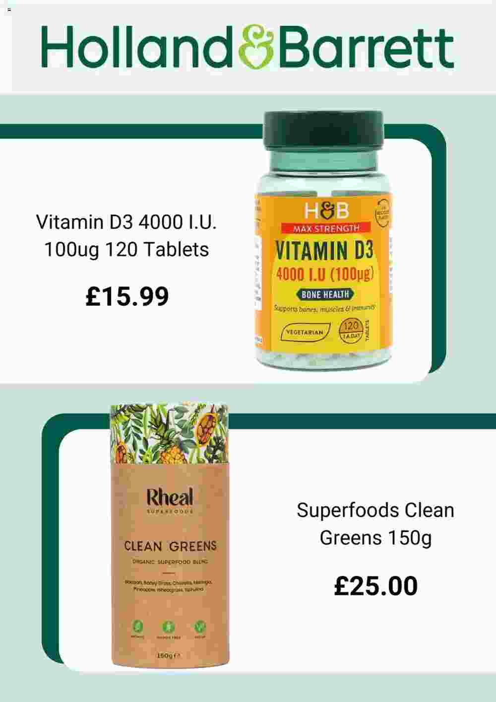 Holland & Barrett offers valid from 18/09/2024 - Page 5.