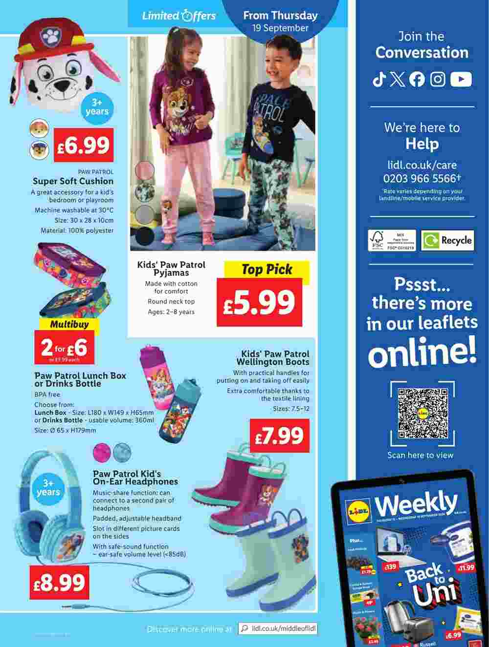 Lidl offers valid from 19/09/2024 - Page 23.