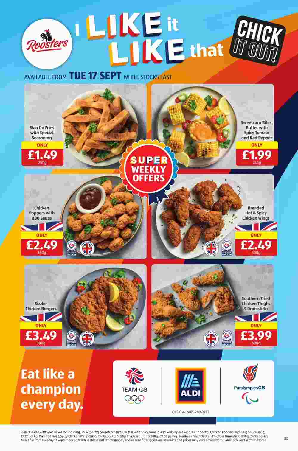 Aldi offers valid from 19/09/2024 - Page 35.