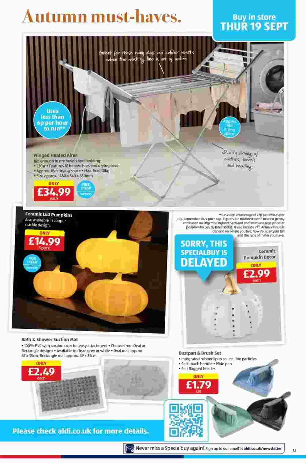 Aldi offers valid from 26/09/2024 - Page 13.