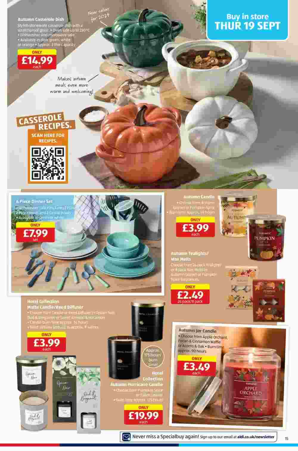 Aldi offers valid from 26/09/2024 - Page 15.