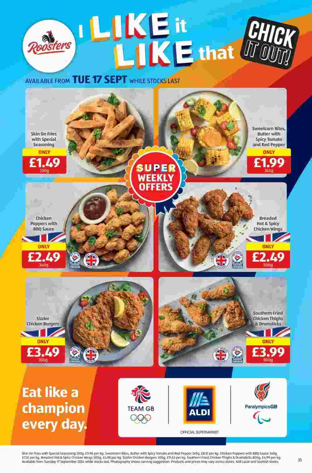 Aldi offers valid from 26/09/2024 - Page 35.