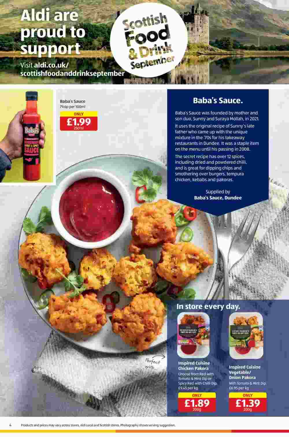 Aldi offers valid from 26/09/2024 - Page 4.