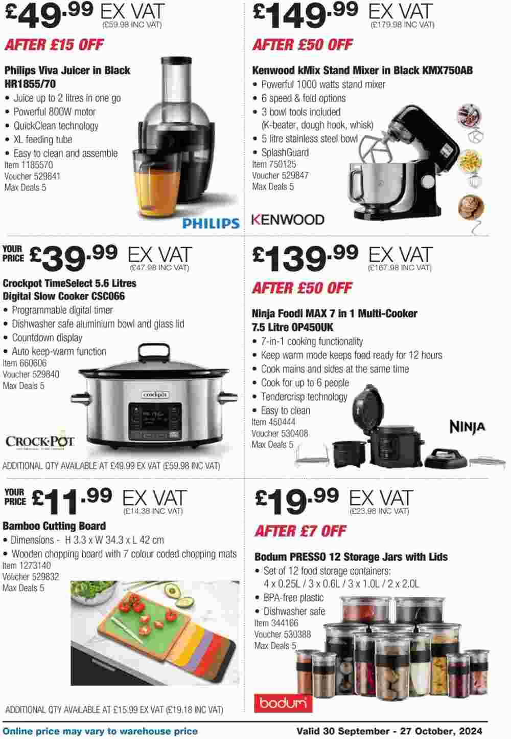 Costco offers valid from 30/09/2024 - Page 5.