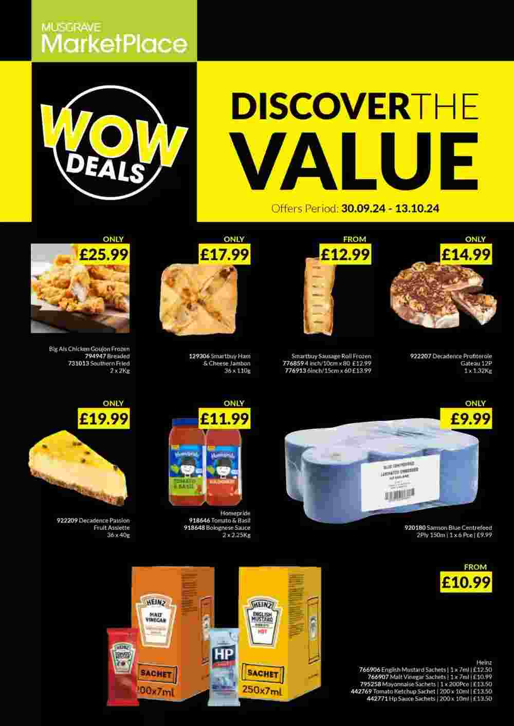 Musgrave MarketPlace offers valid from 30/09/2024 - Page 1.