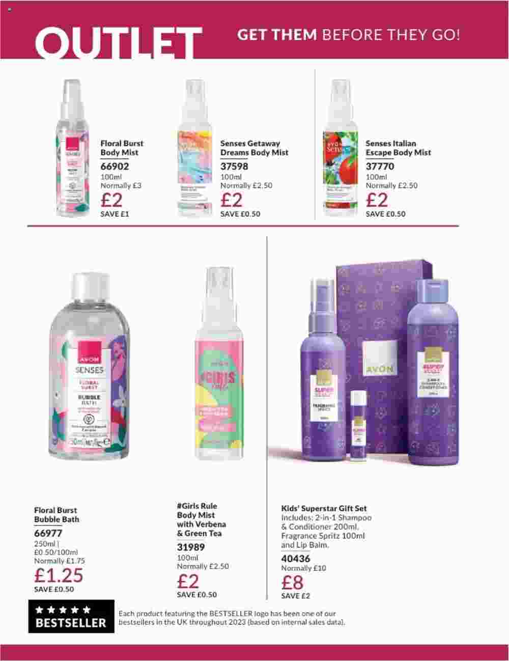 Avon offers valid from 01/10/2024 - Page 184.