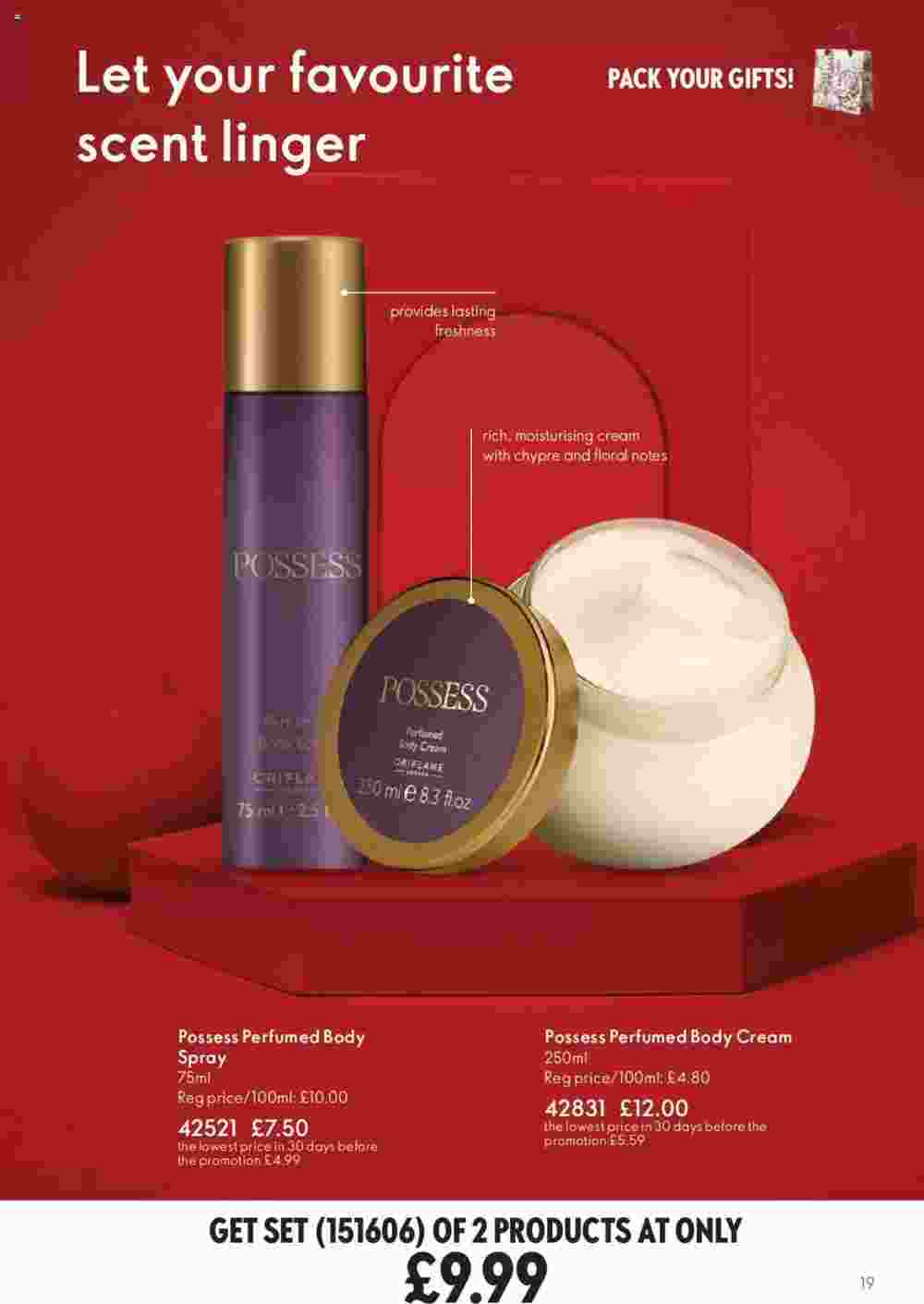 Oriflame offers valid from 03/10/2024 - Page 19.