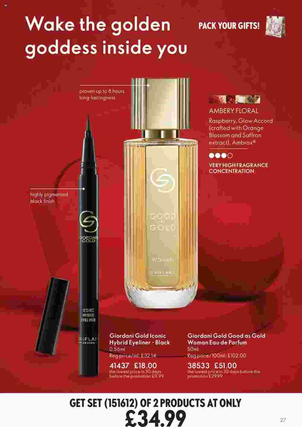 Oriflame offers valid from 03/10/2024 - Page 27.