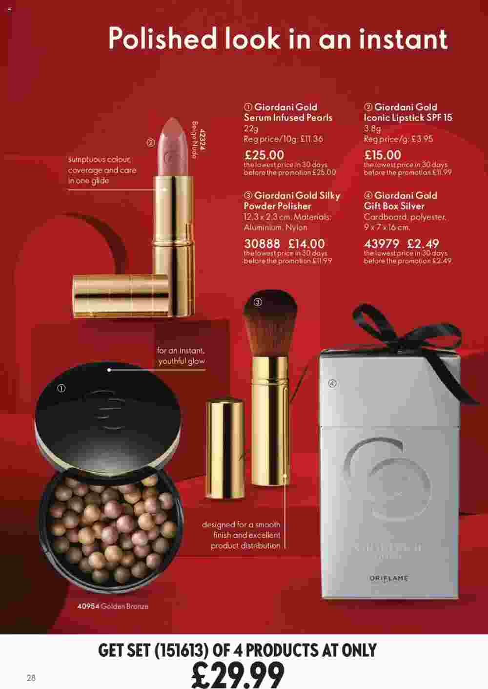 Oriflame offers valid from 03/10/2024 - Page 28.