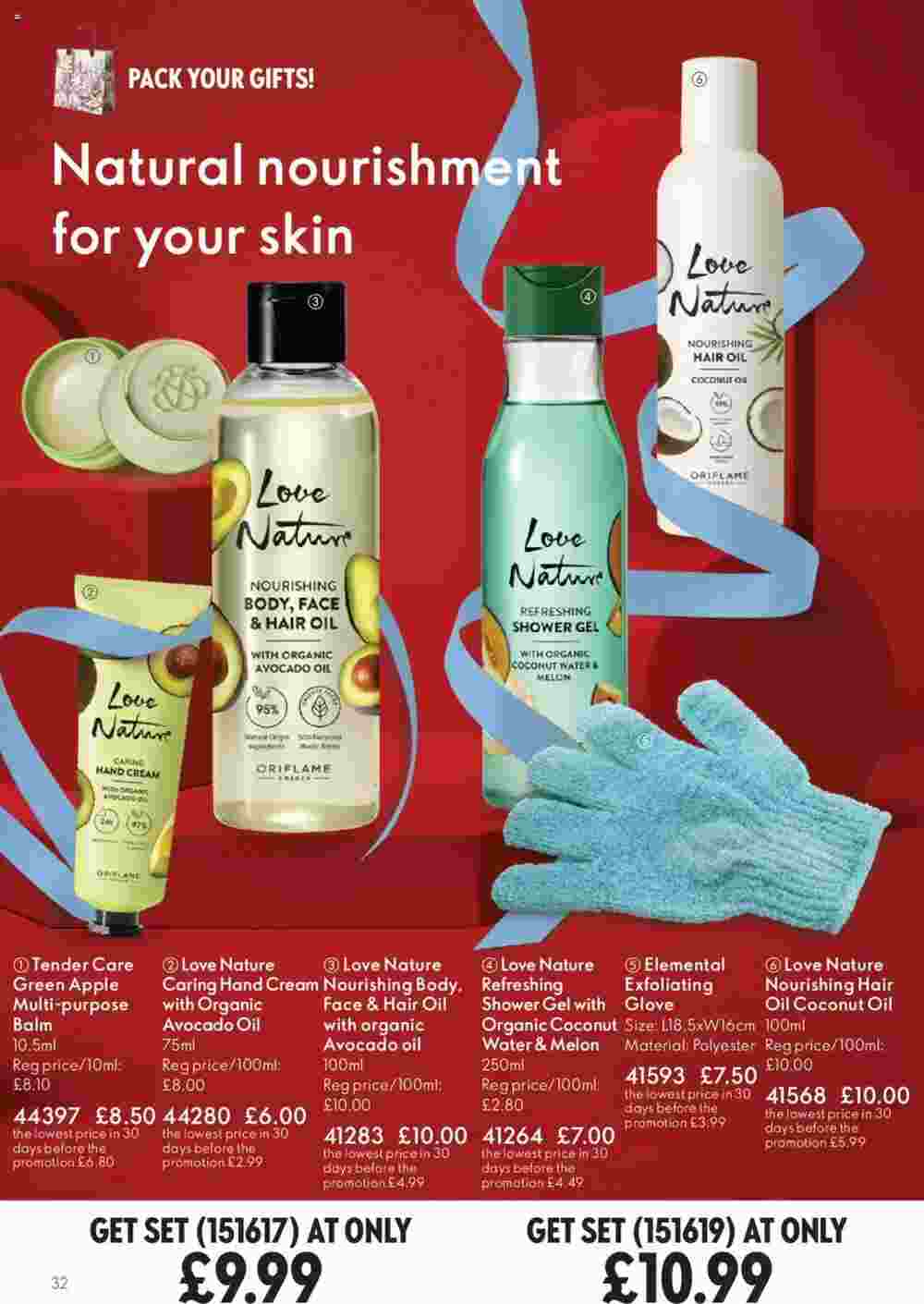 Oriflame offers valid from 03/10/2024 - Page 32.