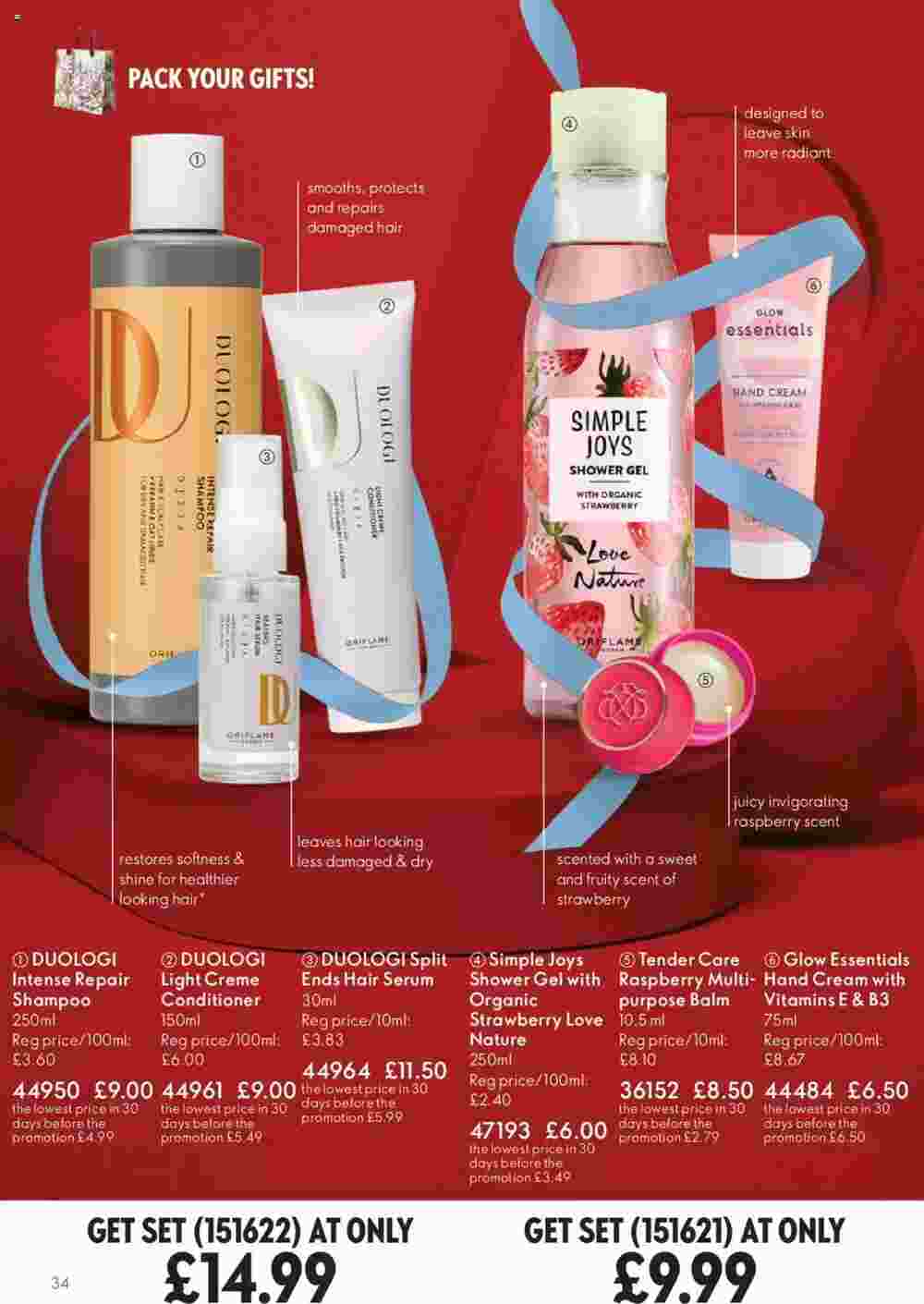 Oriflame offers valid from 03/10/2024 - Page 34.