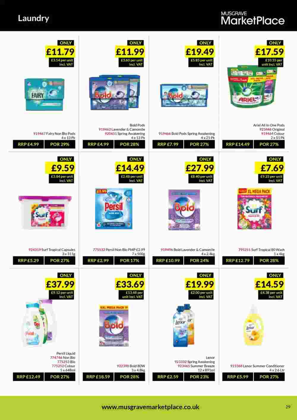 Musgrave MarketPlace offers valid from 08/10/2024 - Page 29.