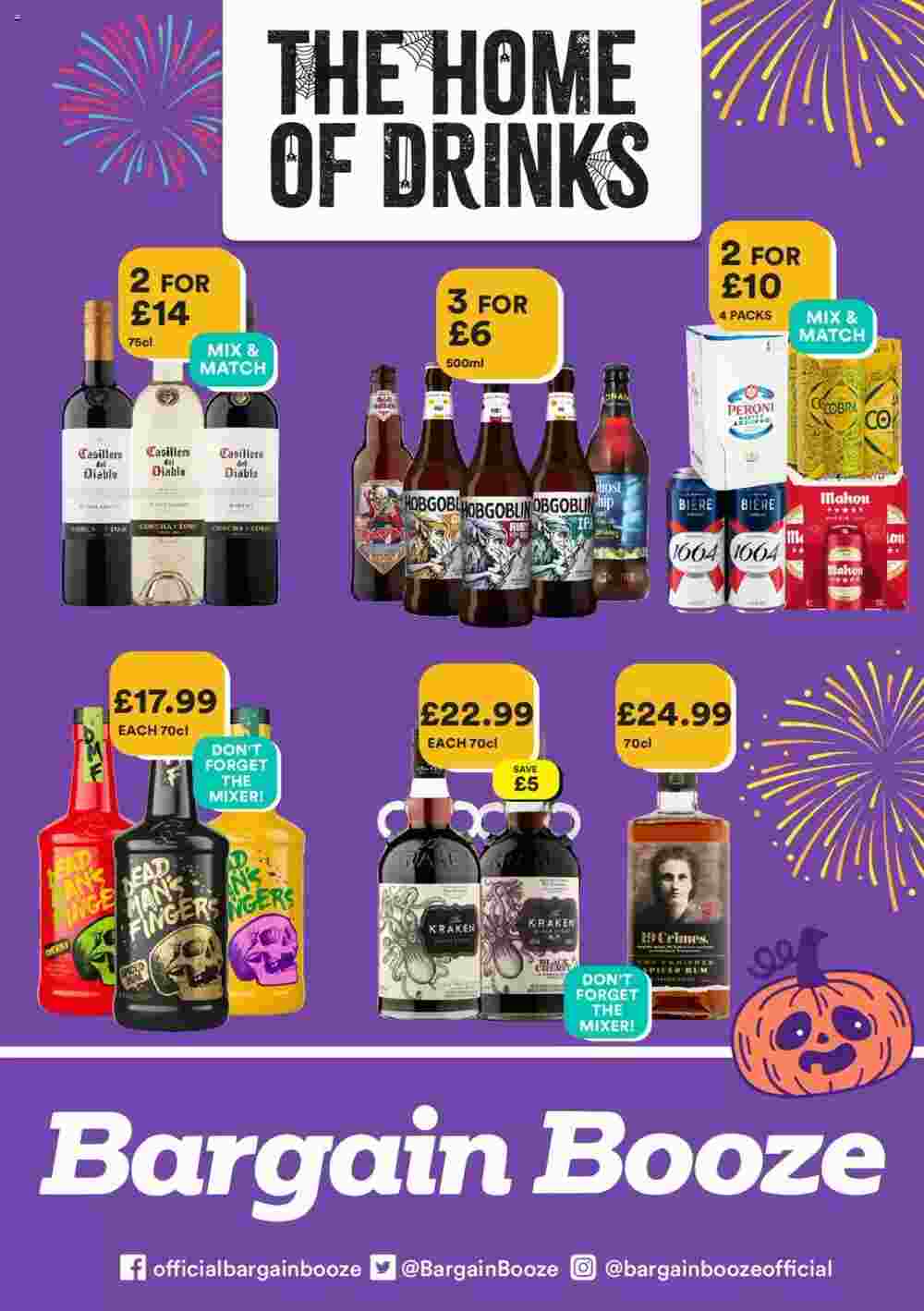 Bargain Booze offers valid from 08/10/2024 - Page 1.