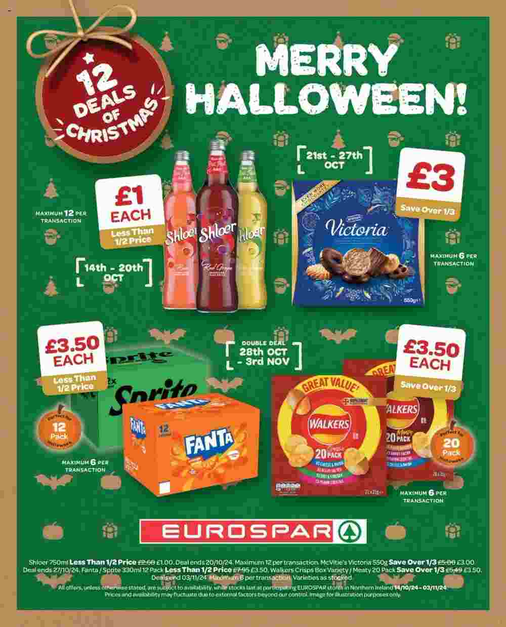 Spar offers valid from 14/10/2024 - Page 1.