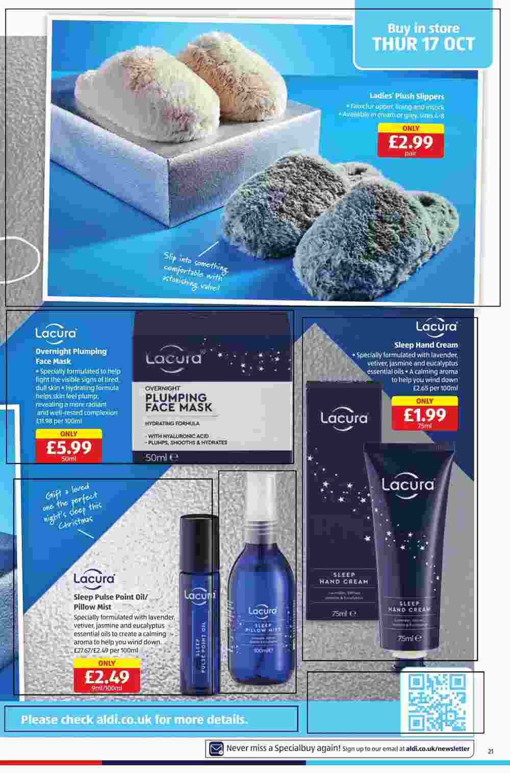 Aldi offers valid from 17/10/2024 - Page 21.