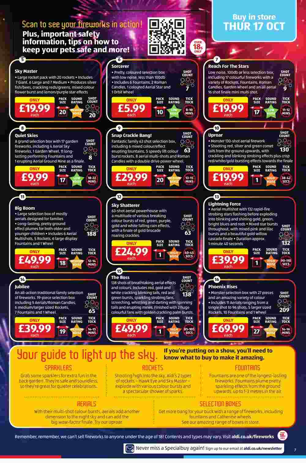 Aldi offers valid from 17/10/2024 - Page 7.