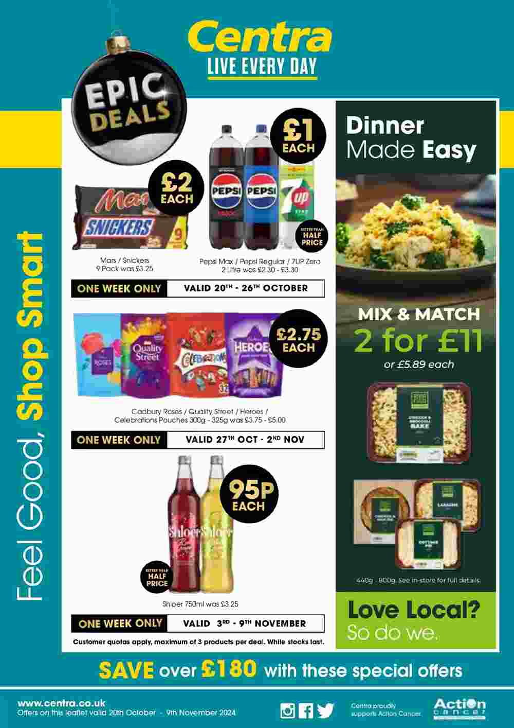 Centra offers valid from 20/10/2024 - Page 1.