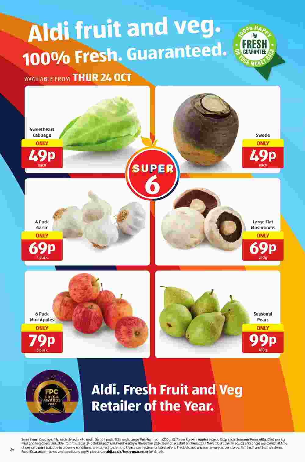 Aldi offers valid from 24/10/2024 - Page 34.