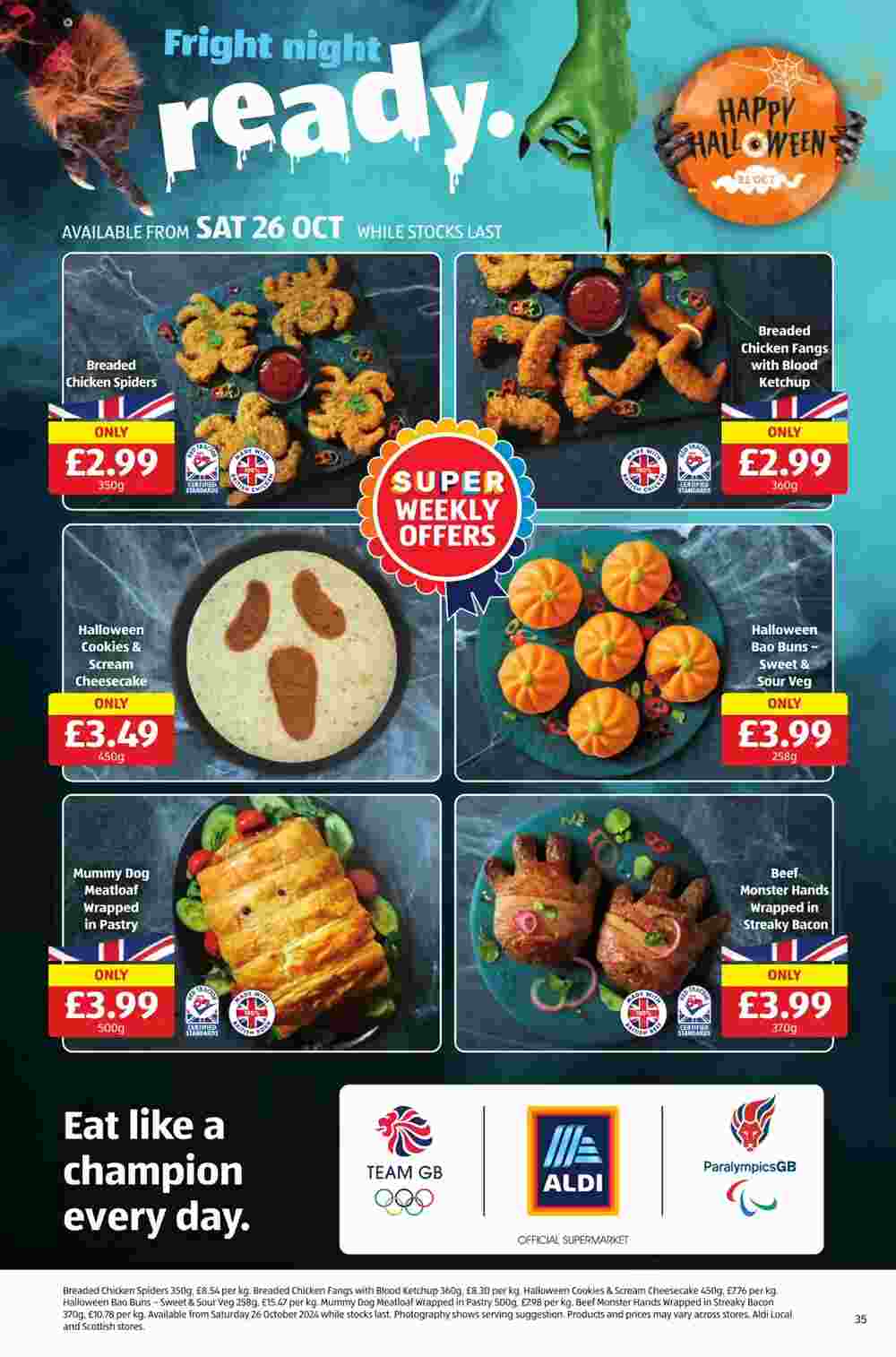 Aldi offers valid from 24/10/2024 - Page 35.