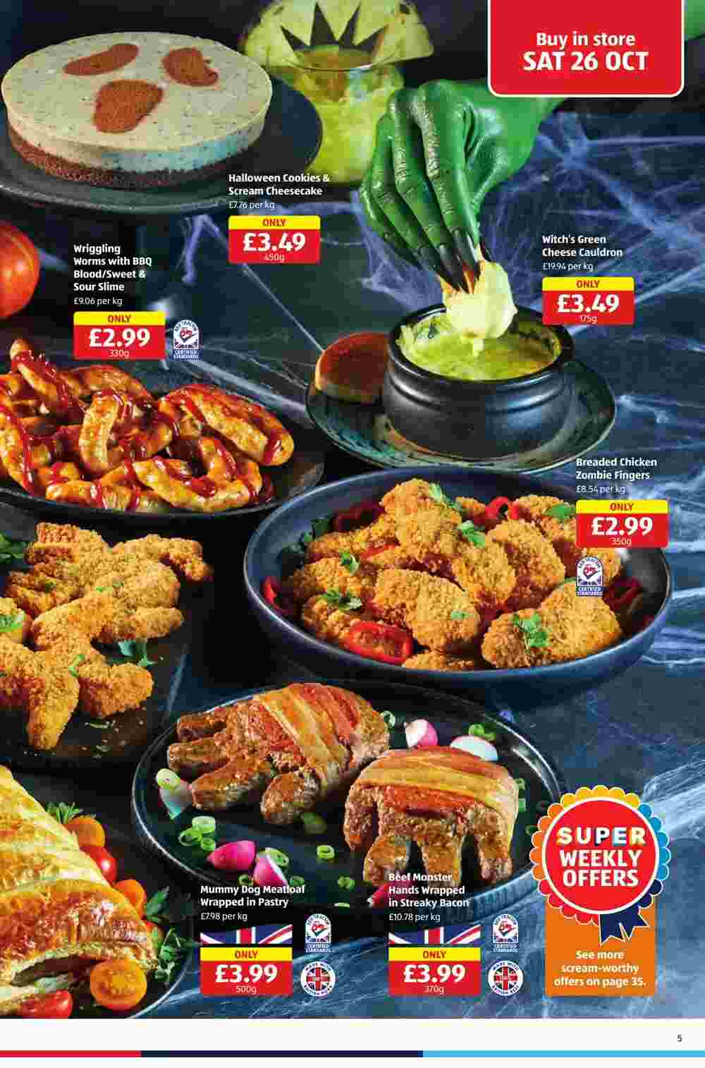 Aldi offers valid from 24/10/2024 - Page 5.