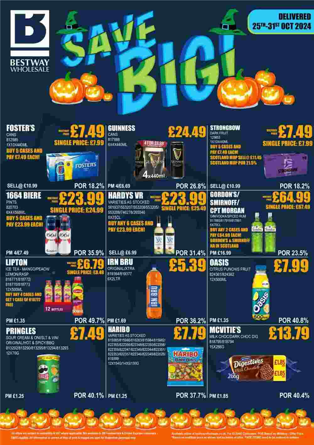 Bestway offers valid from 25/10/2024 - Page 1.