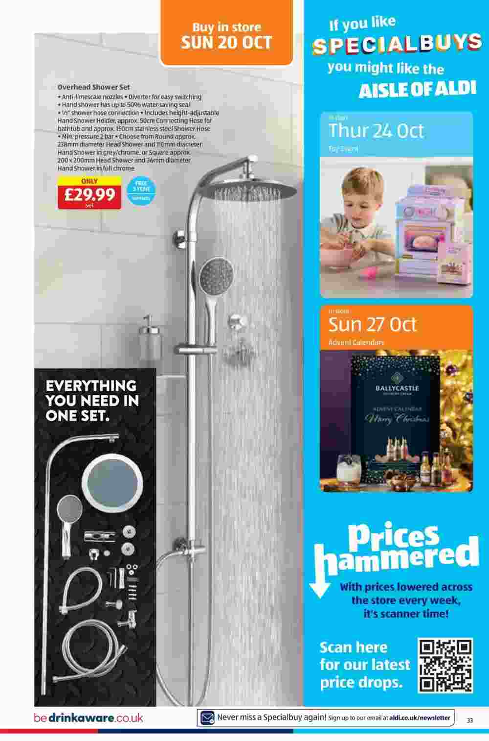 Aldi offers valid from 25/10/2024 - Page 33.