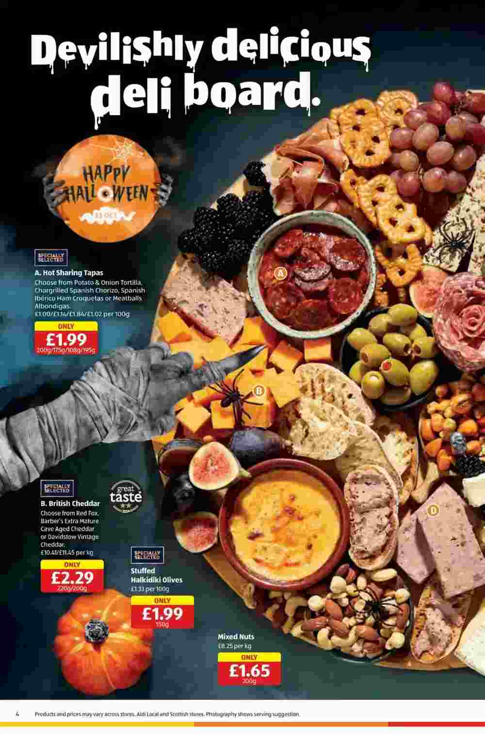 Aldi offers valid from 25/10/2024 - Page 4.