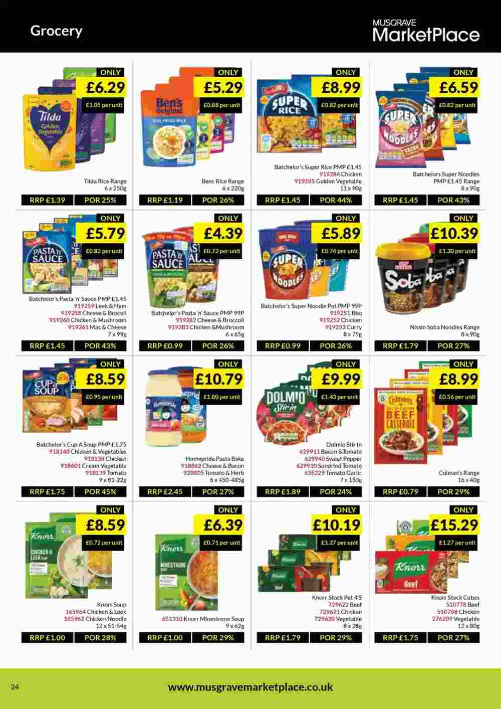 Musgrave MarketPlace offers valid from 28/10/2024 - Page 24.