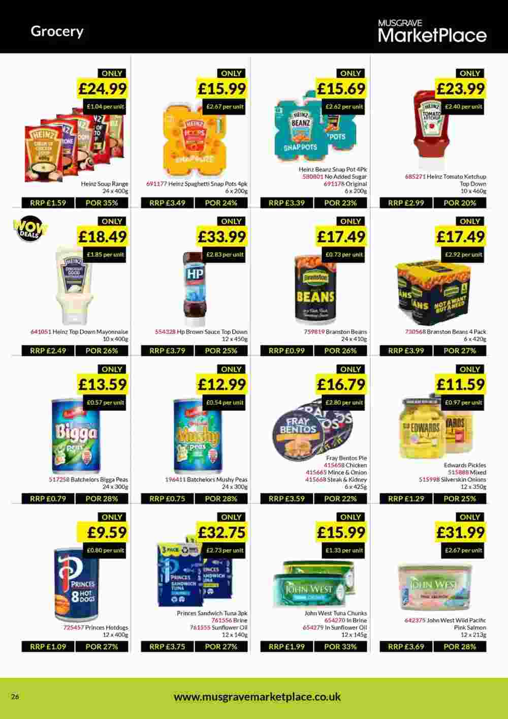 Musgrave MarketPlace offers valid from 28/10/2024 - Page 26.