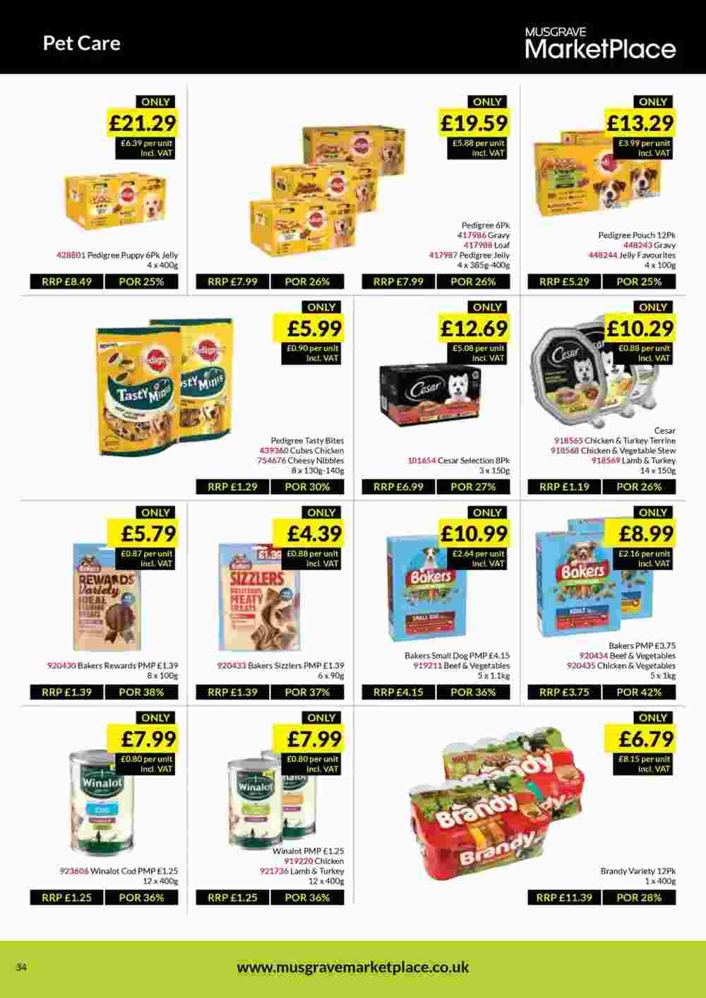 Musgrave MarketPlace offers valid from 28/10/2024 - Page 34.