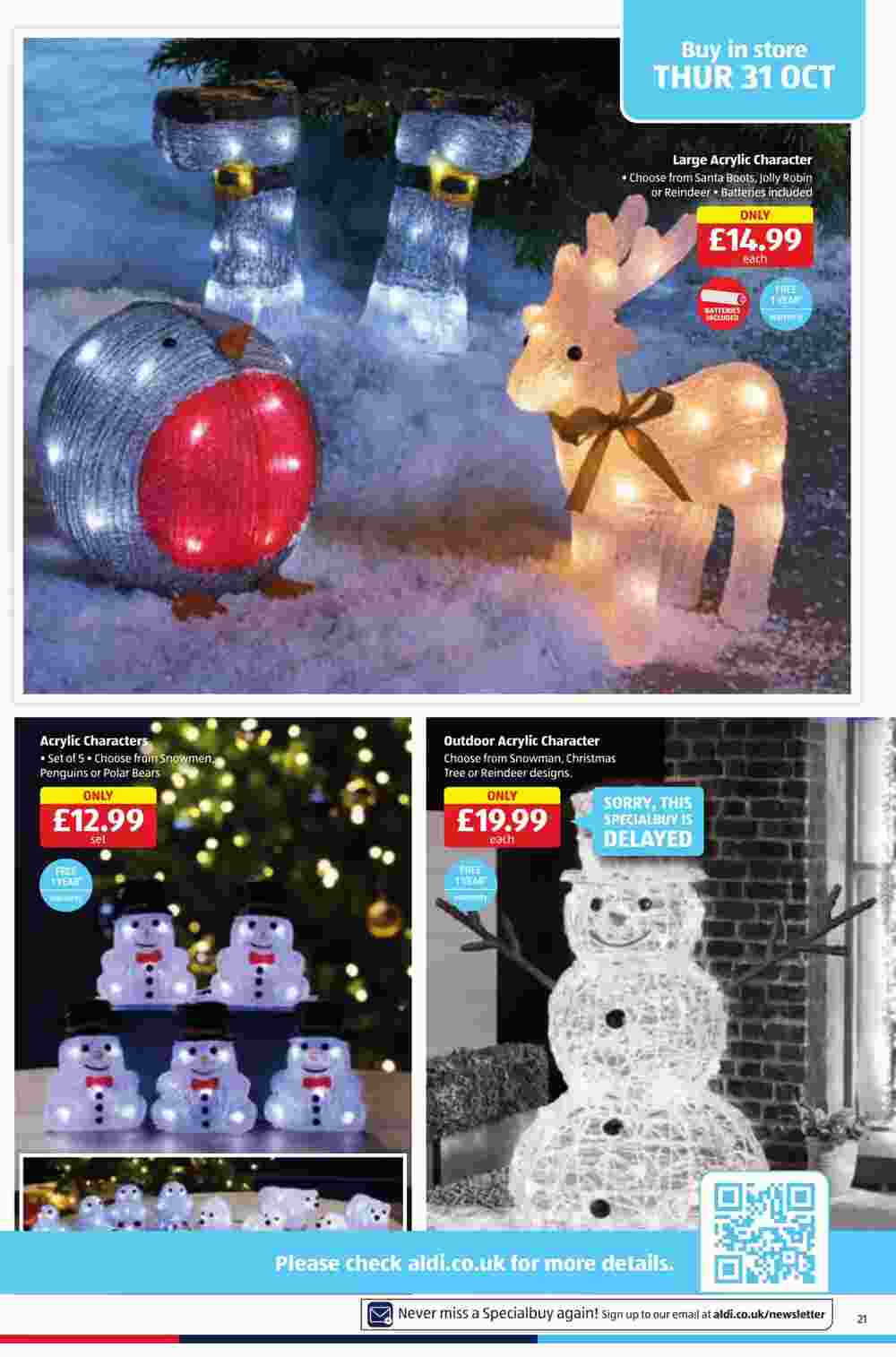 Aldi offers valid from 31/10/2024 - Page 21.