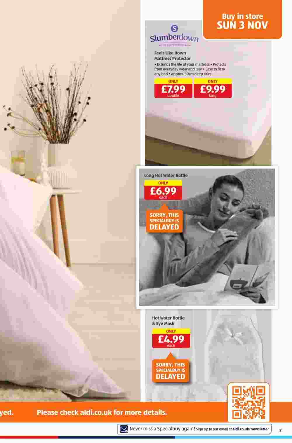 Aldi offers valid from 31/10/2024 - Page 31.