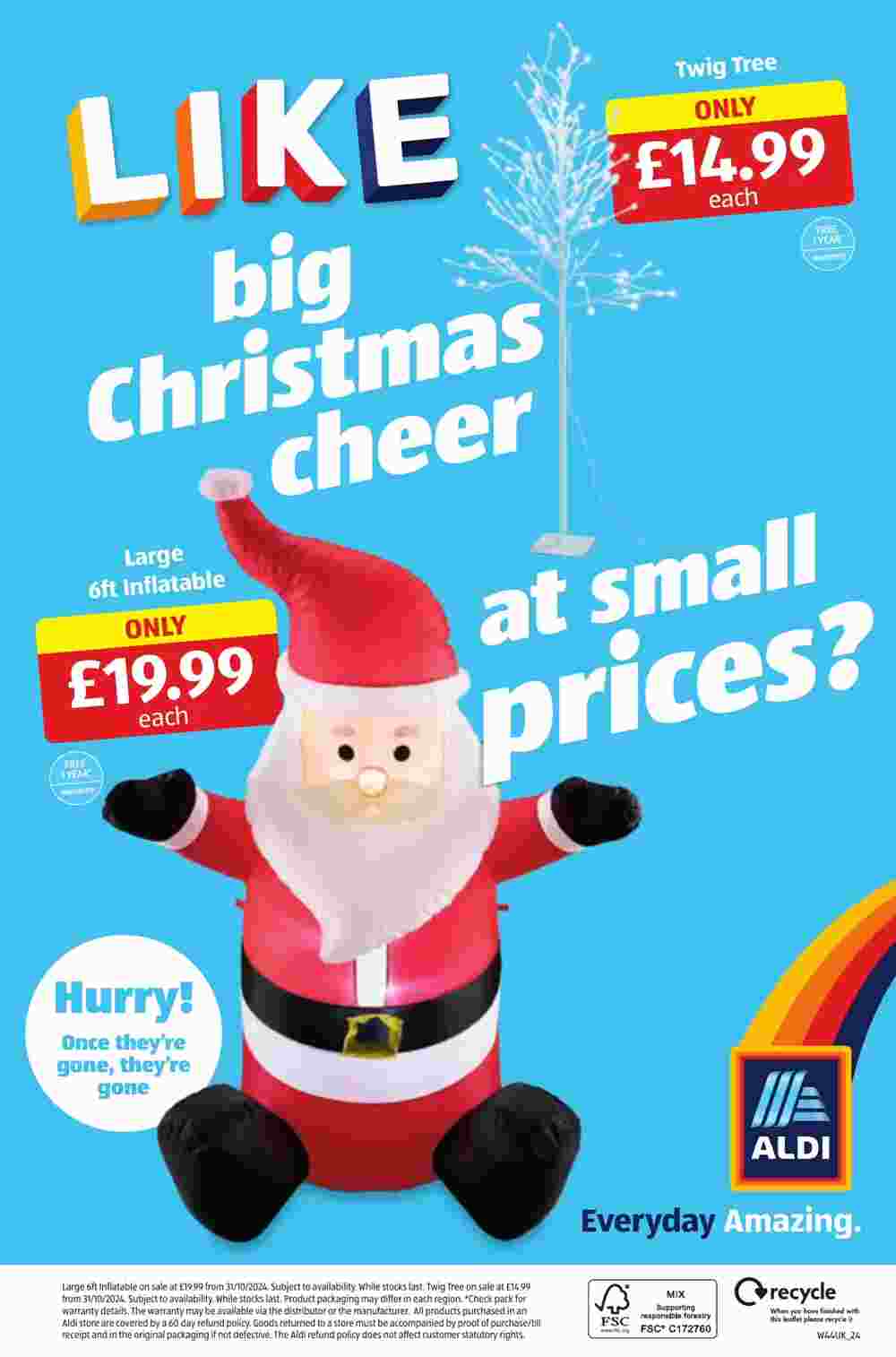 Aldi offers valid from 31/10/2024 - Page 40.