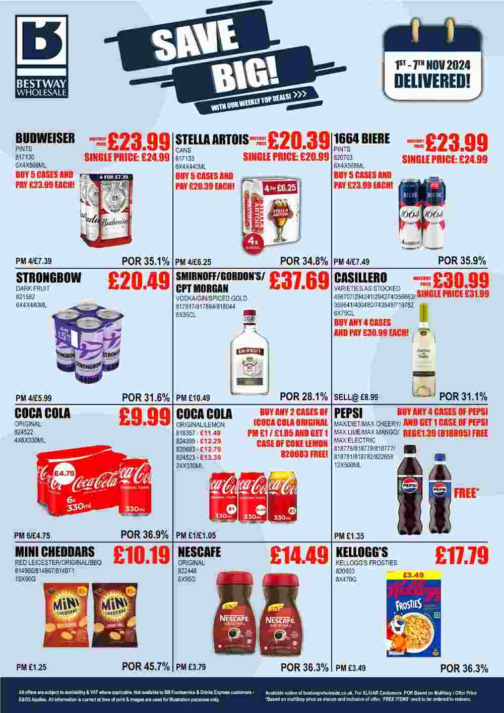 Bestway offers valid from 01/11/2024 - Page 1.